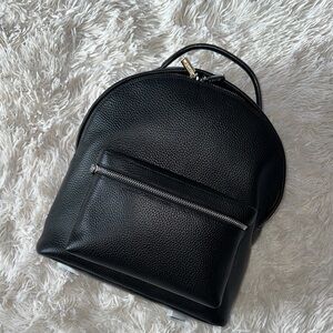 ROYCE New York Black Leather Backpack
